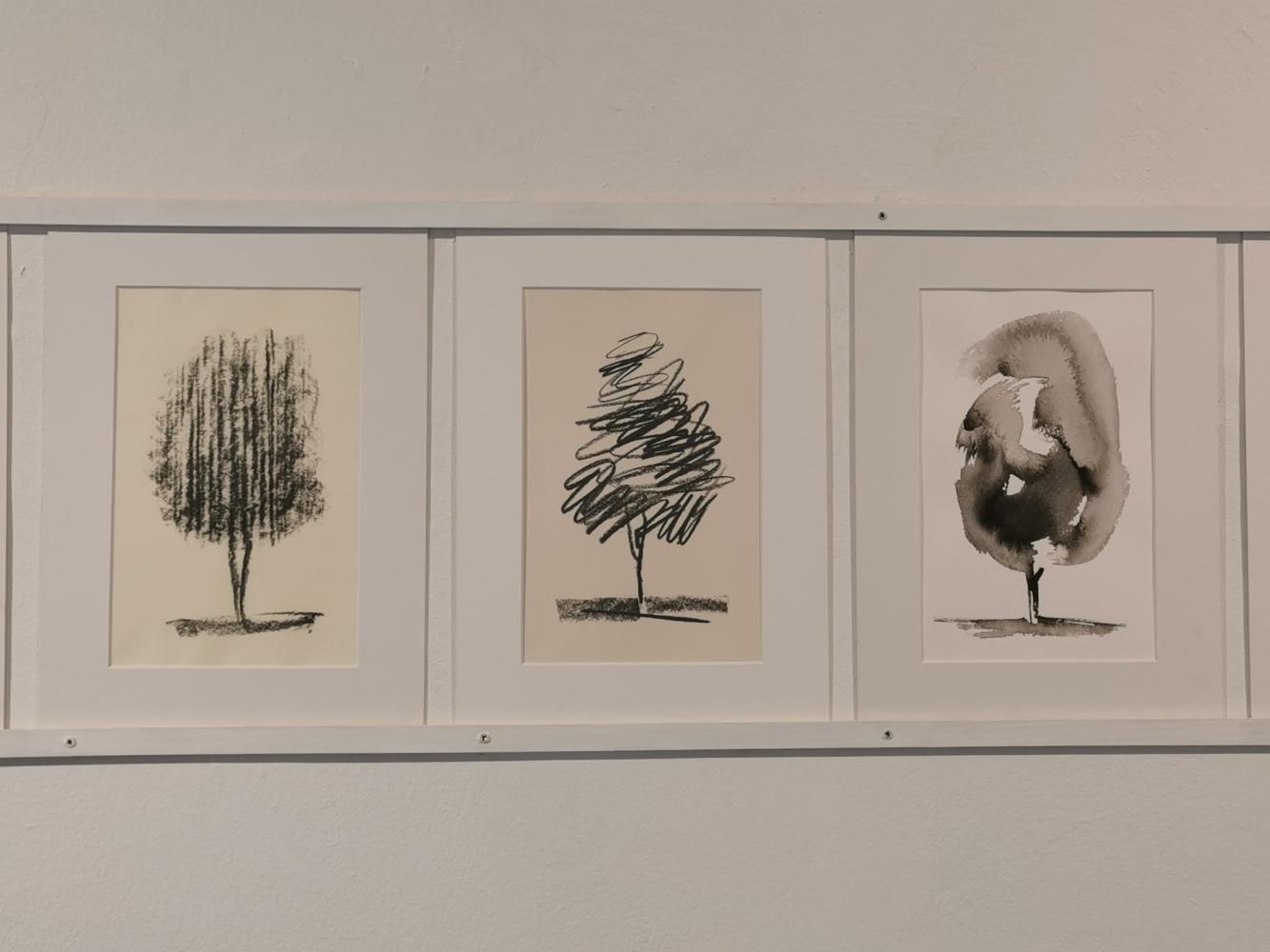 Detalle de algunos de los árboles de Vicenç Huedo.