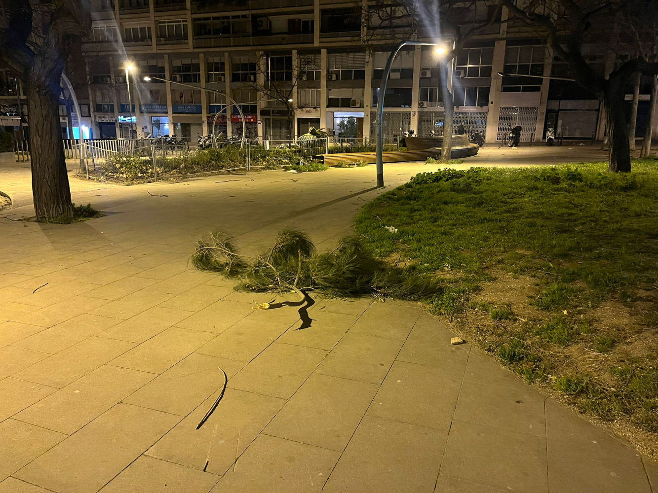 Efectos del viento en Barcelona