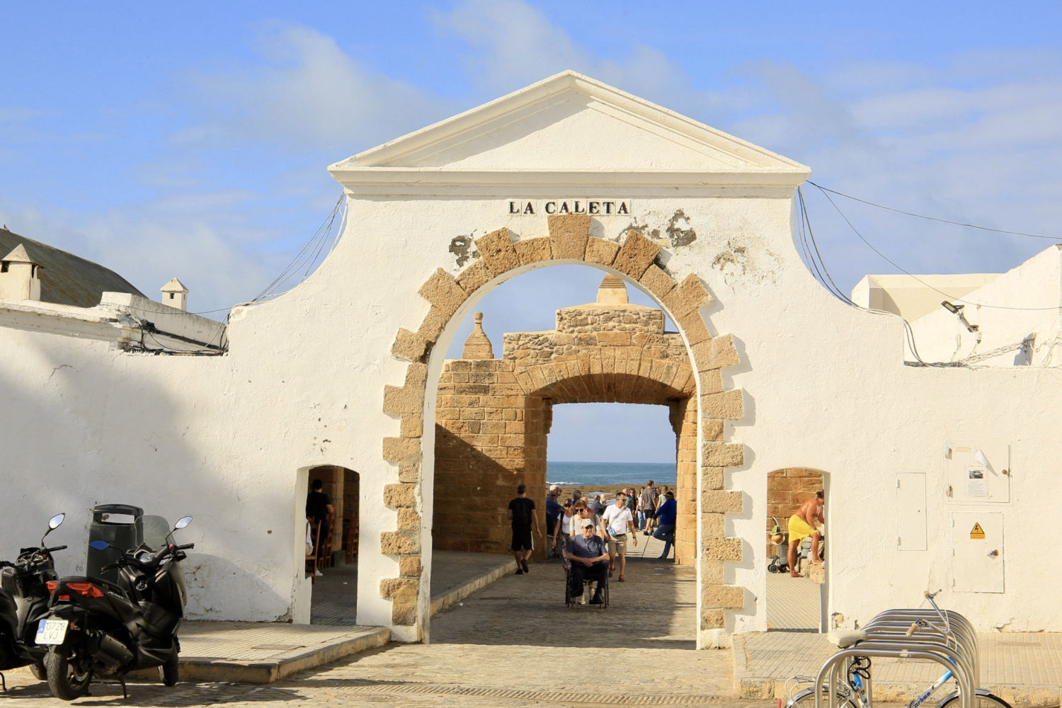 La Puerta de la Caleta de Cádiz.
