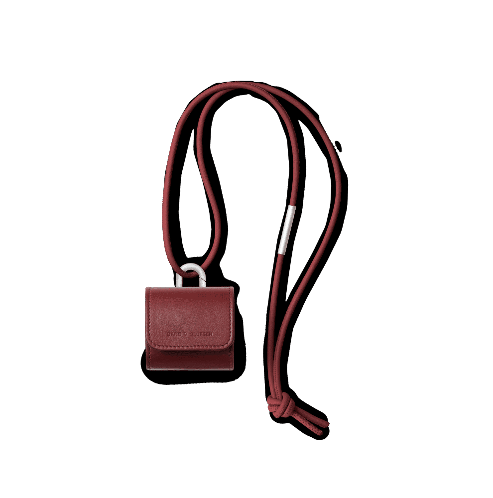 Bolso de cuero para auriculares inalámbricos de Bang & Olufsen