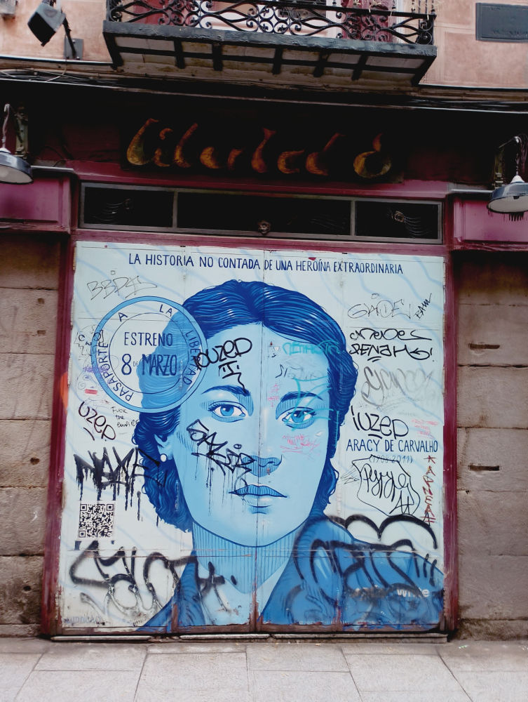 Retrato de una heroína en la calle Libertad.