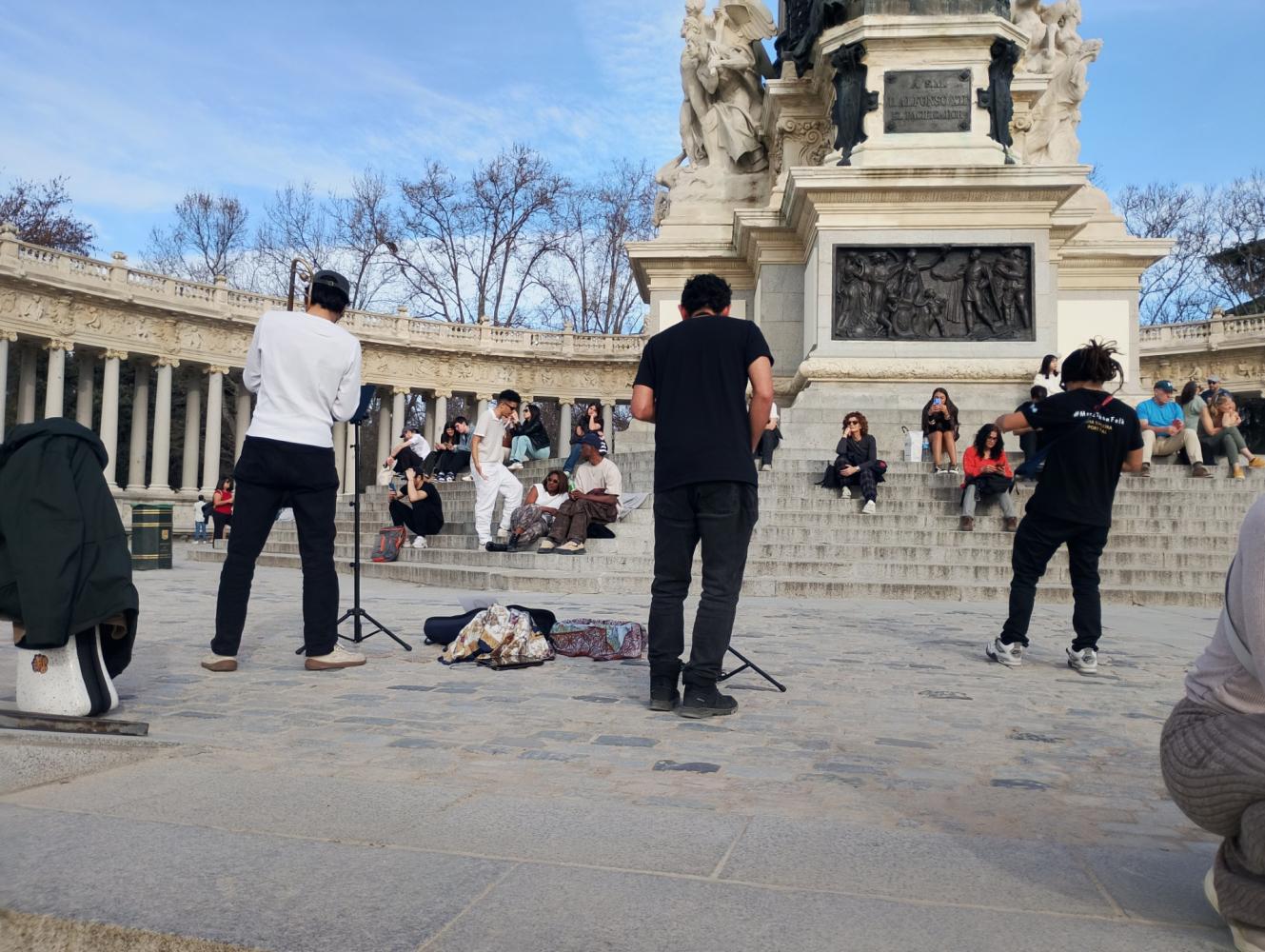 Música en directo en El Retiro.