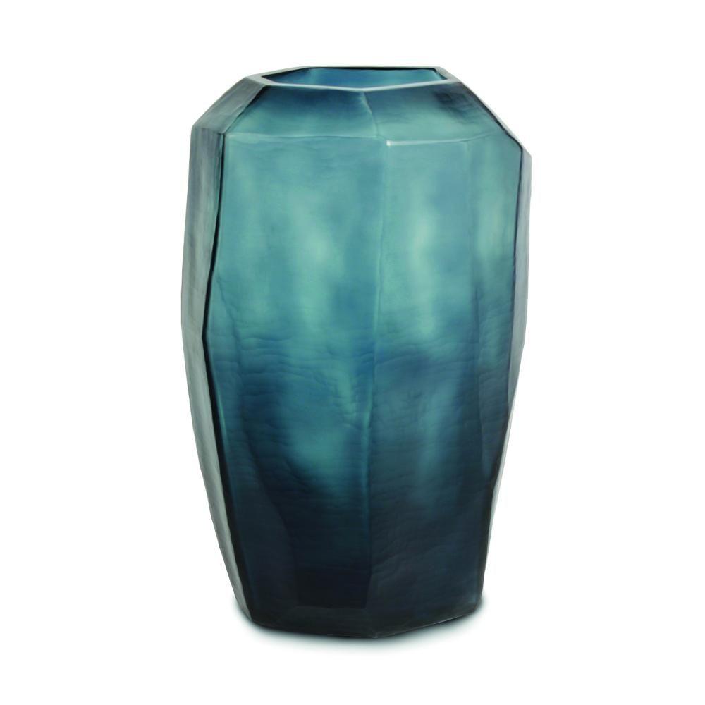 Jarrón de vidrio soplado de la firma alemana Guaxs, en Banni