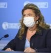Gotzone Sagardui, consejera de Salud del Gobierno Vasco, en su comparecencia de hoy.