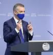 El lehendakari Urkullu, en una intervención en Lehendakaritza.