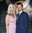 El actor Orlando Bloom y la cantante Katy Perry en la premiere de la serie 'Carnival Row' en 2019