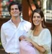 Sofia Palazuelo y Fernando Fitz-James Stuart con su hija, Rosario.