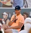 Rafa Nadal en la rueda de prensa previa al torneo de Abu Dabi