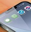 Apps de mensajería iMessage, WhatsApp, Telegram y Messenger