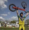 Eloi Palau , Especialista en Bike Trial, en el campo de competición en VIc