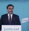 Josep Rius este lunes durante la rueda de prensa posterior a la reunión de la dirección de Junts per Catalunya
