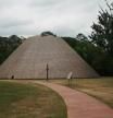 Casa del consejo reconstruida en la Misión San Luis del pueblo Apalachee, en Tallahassee (Florida)