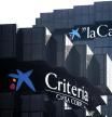 FOTO:ROSER VILALLONGA - UNA DE LAS TORRES DE LA SEDE CENTRAL DE LA CAIXA EN BARCELONA LUCE EL ROTULO DE CRITERIA, LA NUEVA SOCIEDAD.