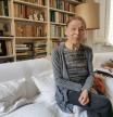 La escritora Edith Bruck, esta semana en su casa en el centro de Roma