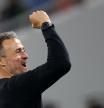 Luis Enrique celebra la contundente de victoria de España ante Costa Rica