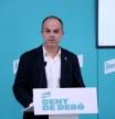 Jordi Turull este lunes en rueda de prensa