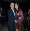 Actor Bruce Willis and Emma Heming at the 
