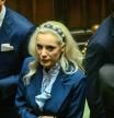 La última pareja de Berlusconi, la diputada Marta Fascina, en el Parlamento en octubre