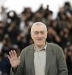 US actor Robert De Niro waves during a photocall for the film 