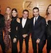 Martina Klein, Nieves Álvarez, Miguel Ángel Silvestre, el entrador del FC Barcelona Xavi Hernández junto a su mujer Nuria Cunillera, y Eric Masip