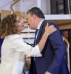 Aitor Esteban, junto a la ministra María Jesús Montero