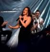 Rosalía, durante su actuación en los latin Grammy