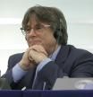 Strasbourg (France), 13/12/2023.- Former Catalan regional premier Carles Puigdemont <U[attends]> en <U[debate]> donde 'Review of the Spanish Presidency of the Council' <U[at the]> European Parliament in Strasbourg, France, 13 December 2023. (Francia, Estrasburgo) EFE/EPA/RONALD WITTEK
