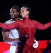 Feb 11, 2024; Paradise, Nevada, USA; Recording artists Usher and Alicia Keys performs at halftime of Super Bowl LVIII between the Kansas City Chiefs and the San Francisco 49ers at Allegiant Stadium. Mandatory Credit: Mark J. Rebilas-USA TODAY Sports