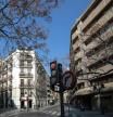 Una calle del distrito del Eixample de València