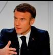 Macron, durante la entrevista televisada de este jueves, dedicada casi en exclusiva a la guerra de Ucrania