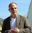 El secretari general de Junts, Jordi Turull, a Fontanilles amb el Montgrí de fons