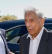 Writer Mario Vargas Llosa during Vargas Llosa Foundation event in Madrid on Friday, 6 October 2023.