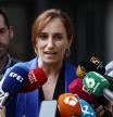 La ministra de Sanidad, Mónica García, atiende a los medios