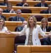 La portavoz del PP en el Senado, Alicia García, en la sesión al control al Gobierno