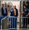 Former U.S. President Donald Trump walks at Manhattan Criminal Court in New York City, U.S., May 14, 2024. Trump faces 34 counts of falsifying business records related to the hush money payment to adult film actress Stormy Daniels
