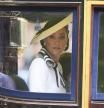 La princesa de Gales a su llegadada al Trooping the Color
