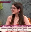 La influencer Roro tras las críticas por cocinar a su novio: 