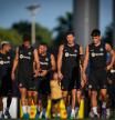 Robert Lewandowski entrenando en Orlando es uno de los candidatos a capitán