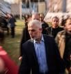 (FILES) Yahya Sinwar (C), the Gaza Strip chief of the Palestinian Islamist Hamas movement, greets supporters as he arrives to attend a rally marking Al-Quds (Jerusalem) Day, a commemoration in support of the Palestinian people celebrated annually on the last Friday of the Muslim fasting month of Ramadan, in Gaza City, on April 14, 2023. The Israeli army said on October 17 that it was 