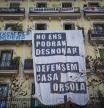 Rueda de prensa para anunciar las movilizaciones que se van a hacer para parar el deshaucio de la Casa Orsola. Barcelona, 22 de Enero de 2025