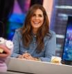 Nuria Roca con su 'total look denim' en 'El Hormiguero'