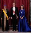 Letizia se corona junto al sultán de Omán