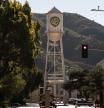 The Warner Bros. water tower is seen at Warner Bros. Studios in Burbank, Calif., Friday, Dec. 5, 2025. (AP Photo/Jae C. Hong)
