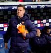 BARCELONA, SPAIN - JANUARY 03: Marc-Andre ter Stegen of FC Barcelona takes his seat on the bench during the LaLiga EA Sports match between RCD Espanyol de Barcelona and FC Barcelona at RCDE Stadium on January 03, 2026 in Barcelona, Spain. (Photo by Alex Caparros/Getty Images)