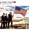 Trump simula la conquista de Groenlandia y Canadá con imágenes creadas con la IA
