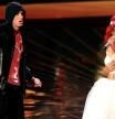 El rapero Eminem junto a Rihanna interpretando el tema 'Love the Way You Lie'