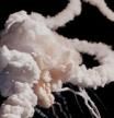 Explosión del Challenger tras 73 segundos de haber iniciado su viaje