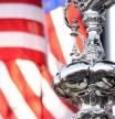 La copa del torneo de vela Copa America ha sido exhibida en San Francisco