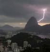 Imágenes de la tormenta de Río de Janeiro de este viernes