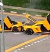 Insólito: estos dos Lamborghini de casi 300.000 euros chocan entre sí en Singapur